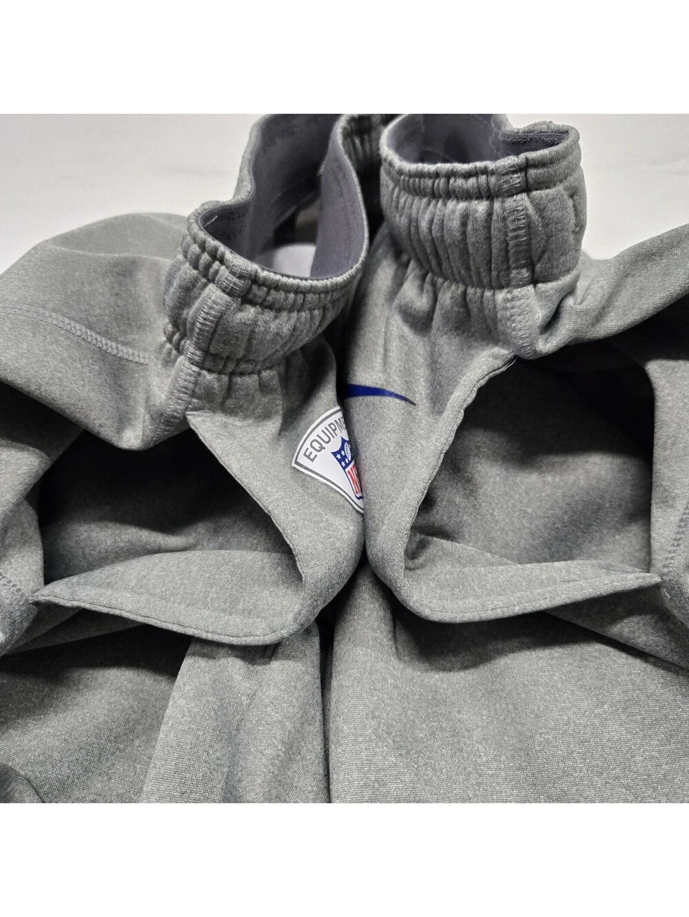 Men's MEDIUM Nike New York Giants Logo Sweatpants Grey NFL Training Therma-FIT